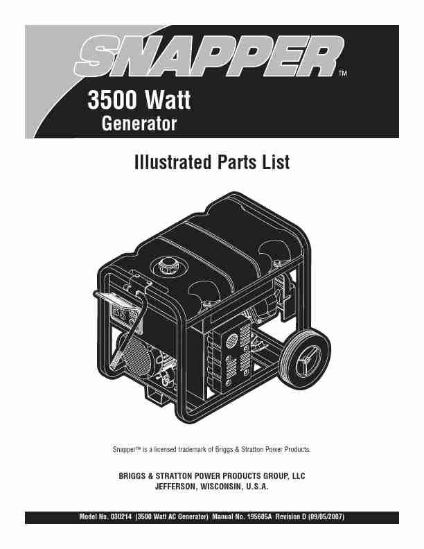 Snapper Portable Generator 30214-page_pdf